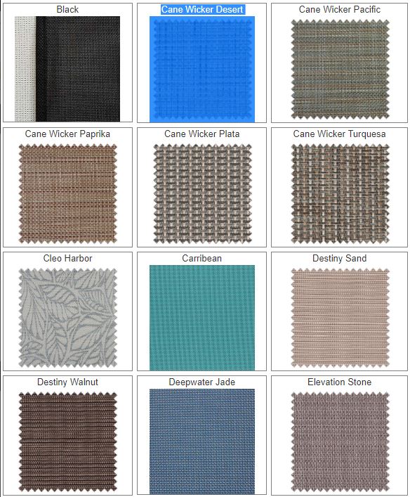 Sling Replacement Fabric Selections 2