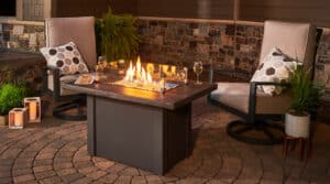 Outdoor Greatroom fire pit and patio chairs