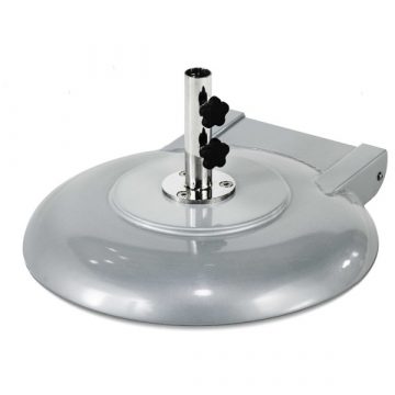 Aluminum Shell 18” Wide Round Umbrella Base by Frankford