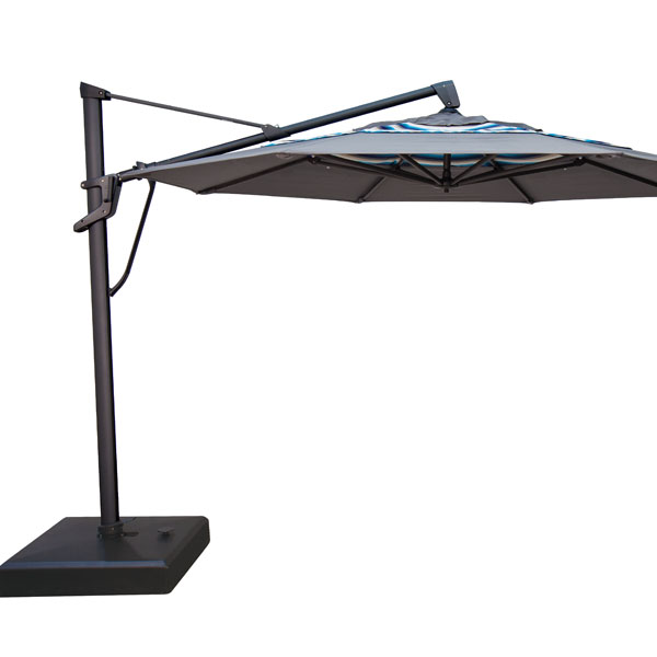 13′ AKZP13 Plus Cantilever- Vancouver Stripe/Spa Designer Canopy Series