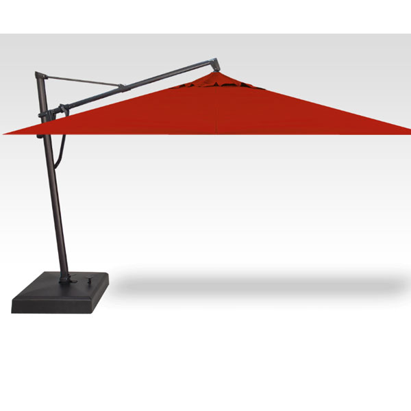 10′ x 13′ AKZPRT Plus Cantilever-Red/Black Frame by Treasure Garden