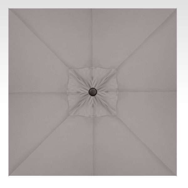 11.5′ AKZPSQ11 Plus Cantilever-Boulder/Black Frame by Treasure Garden