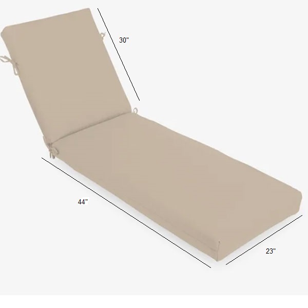 Seasonal Concepts | Chaise Lounge Cushion Fabric Ties