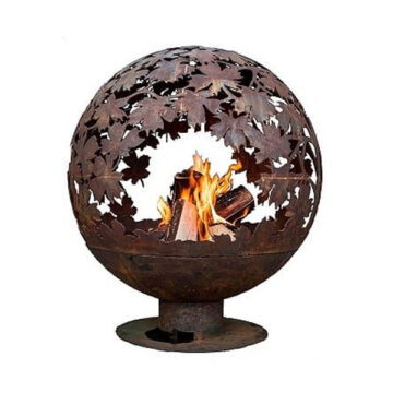 Fancy Flames Leaves Fire Bowl XL by Esschert Design USA