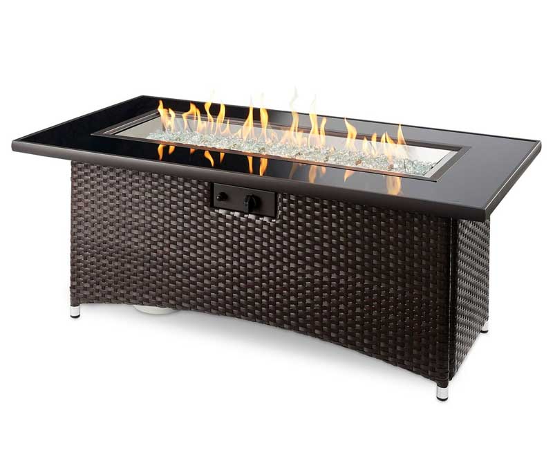 Balsam Montego Linear Gas Fire Pit Table By Outdoor Greatroom