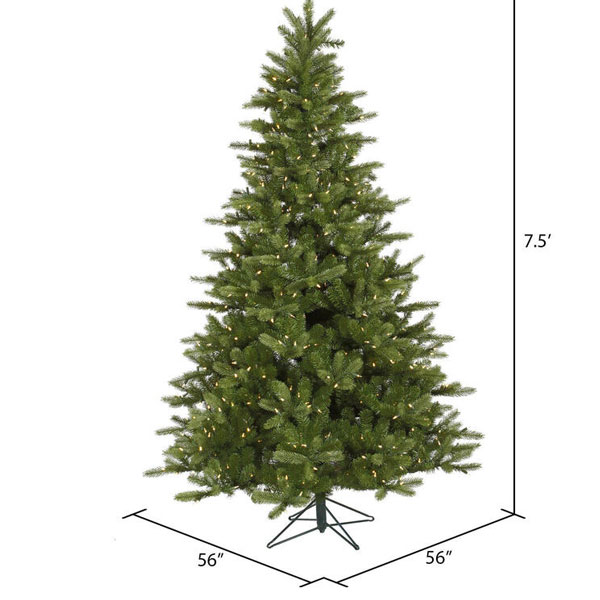 7.5′ X 56″ King Spruce LED700 WmWht