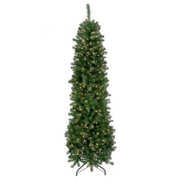 9′ Hudson Valley Pencil Tree w/ 550 Clear Lights