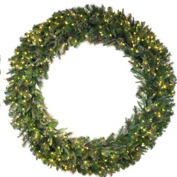 72″ Cashmere Wreath LED 400WW