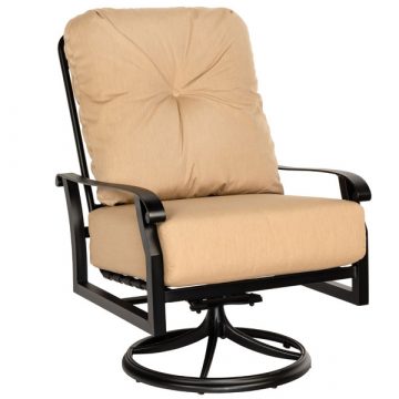 Cortland Big Man Swivel Rocking Lounge Chair Replacement Cushions by Woodard