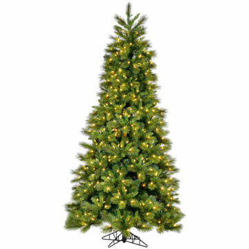 10′ Brighton Pine Christmas Tree, Warm White Dura-lit LED Light