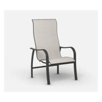Holly Hill High Back Sling Dining Chair by Homecrest