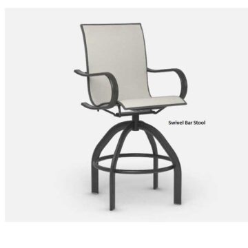 Holly Hill Swivel Bar Chair by Homecrest