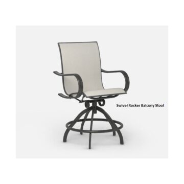 Holly Hill Swivel Balcony Chair by Homecrest