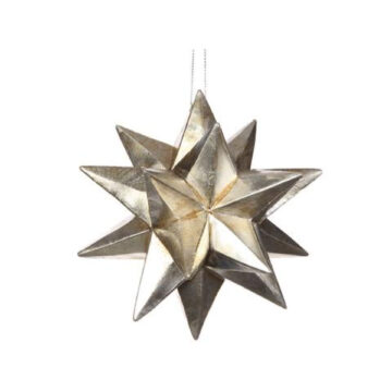 5.5" 3D Star Ornament Silver