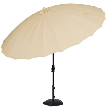 10' Shanghai Collar Tilt Market Umbrella by Treasure Garden