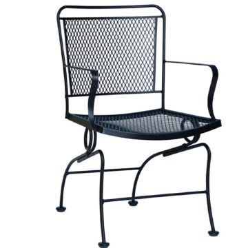 Constantine Wrought Iron Coil Dining Chair by Woodard