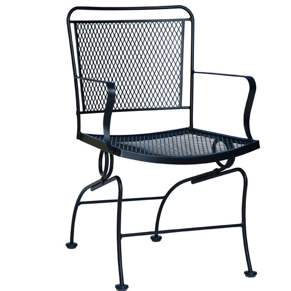 Constantine Wrought Iron Coil Dining Chair by Woodard