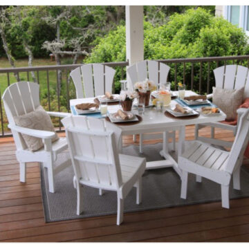 Pawleys Island Recycled Plastic Sunrise Dining Arm Chair