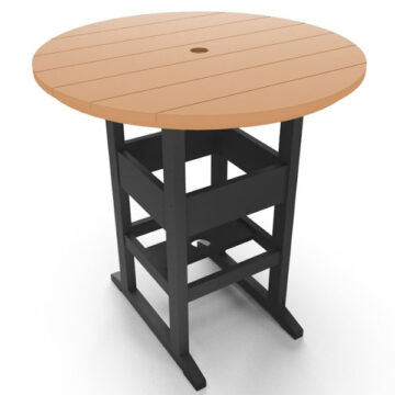 Pawleys Island Recycled Plastic Bar Height Table 40 RD