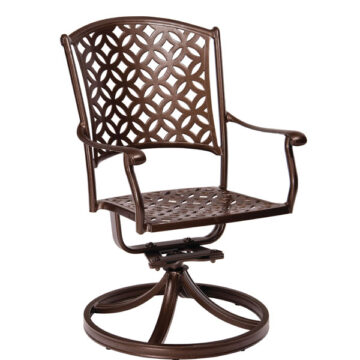 Casa Cast Aluminum Dining Chair by Woodard