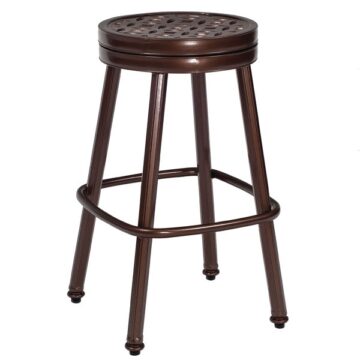 Casa Cast Aluminum Swivel bar Stool by Woodard