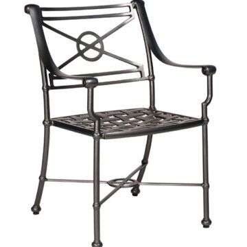 Delphi Cast Aluminum Dining Chair by Woodard