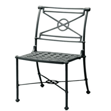 Delphi Cast Aluminum Dining Side Chair by Woodard