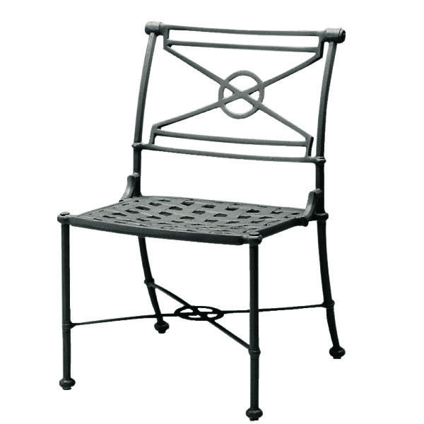 Delphi Cast Aluminum Dining Side Chair by Woodard