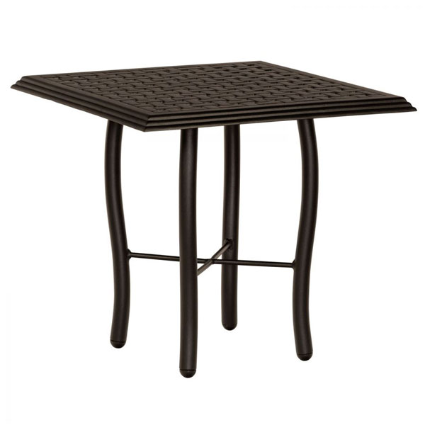 22" Thatch Square End Table by Woodard