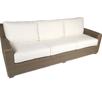Whitecraft Augusta Wickersofa by Woodard