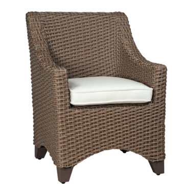 Whitecraft Augusta Wicker Dining Chair by Woodard