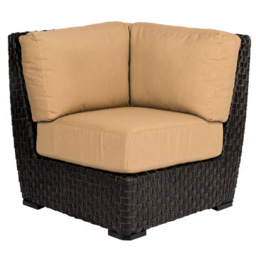 Cooper Wicker Cushion Corner Unit by Woodard