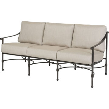 Morro Bay Cast Aluminum Cushion Sofa by Gensun