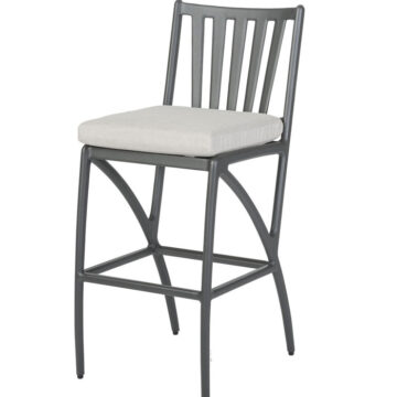 Amari Cushion Aluminum Carbon Bar Stool by Gensun