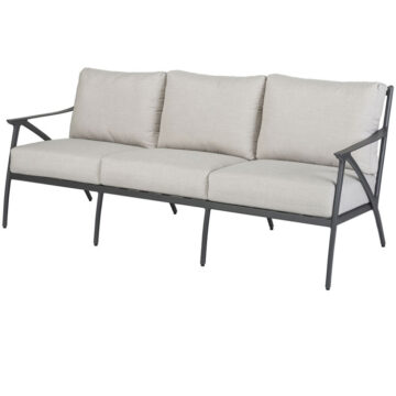 Amari Cushion Aluminum Carbon Sofa by Gensun