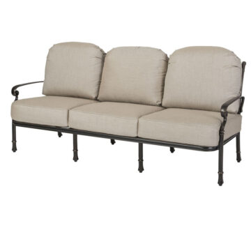 Bella Vista Cast Aluminum Cushion Sofa by Gensun