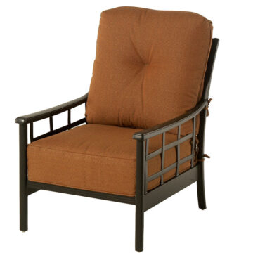 Stratford Cast Aluminum Estate Cushion Club Chair by Hanamint