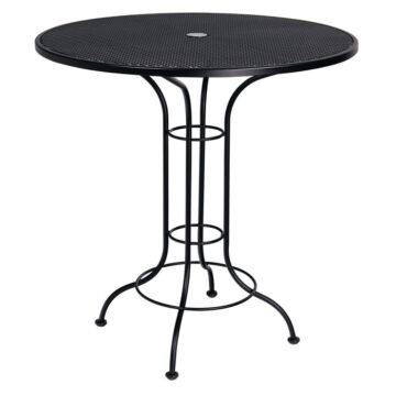 42" Round Mesh Top Bar Height Table by Woodard