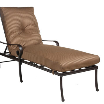 Santa Barbara Cast Aluminum Cushion Chaise Lounge by Hanamint