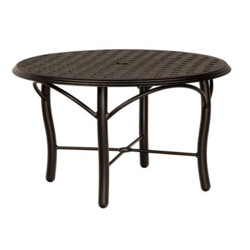 36" Thatch Round Coffee Table by Woodard