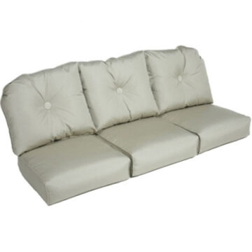 23 x 25 x 5 Deluxe Wicker Sofa Cushion by Classic Cushion