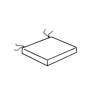20 x 18 x 2.5 Seat Cushion Fabric Ties