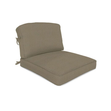 2 PC Club Chair Cushion Seat - 26.5" x 17" x 3"; Back - 25" x 25" x 3"