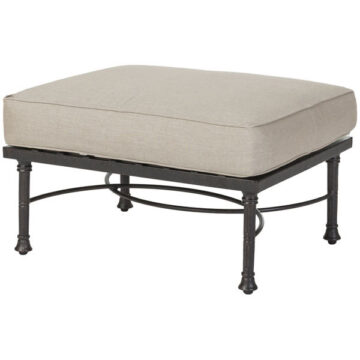 Florence Cast Aluminum Cushion Sectional Ottoman by Gensun
