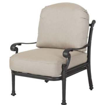 Florence Cast Aluminum Cushion Lounge Chair by Gensun