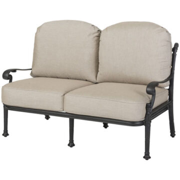 Florence Cast Aluminum Cushion Loveseat by Gensun
