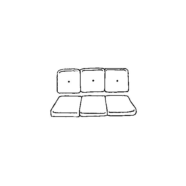 23 x 25 x 5 Deluxe Wicker Sofa Cushion by Classic Cushion