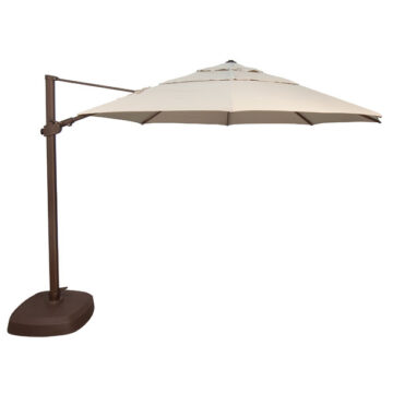 11.5' AG Series Cantilever Umbrella-Bronze Frame Grade A by Treasure Garden