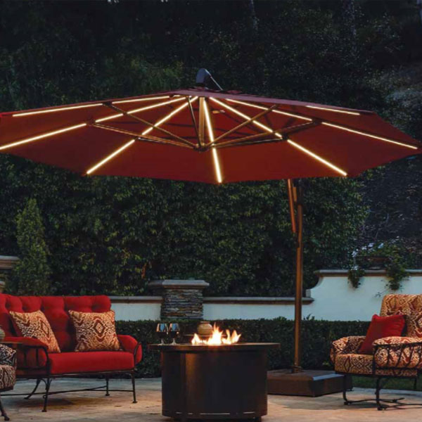 13' Starlux Cantilever Umbrella Grade A by Treasure Garden