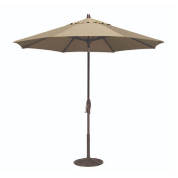 9' Auto Tilt Market Umbrella by Treasure Garden